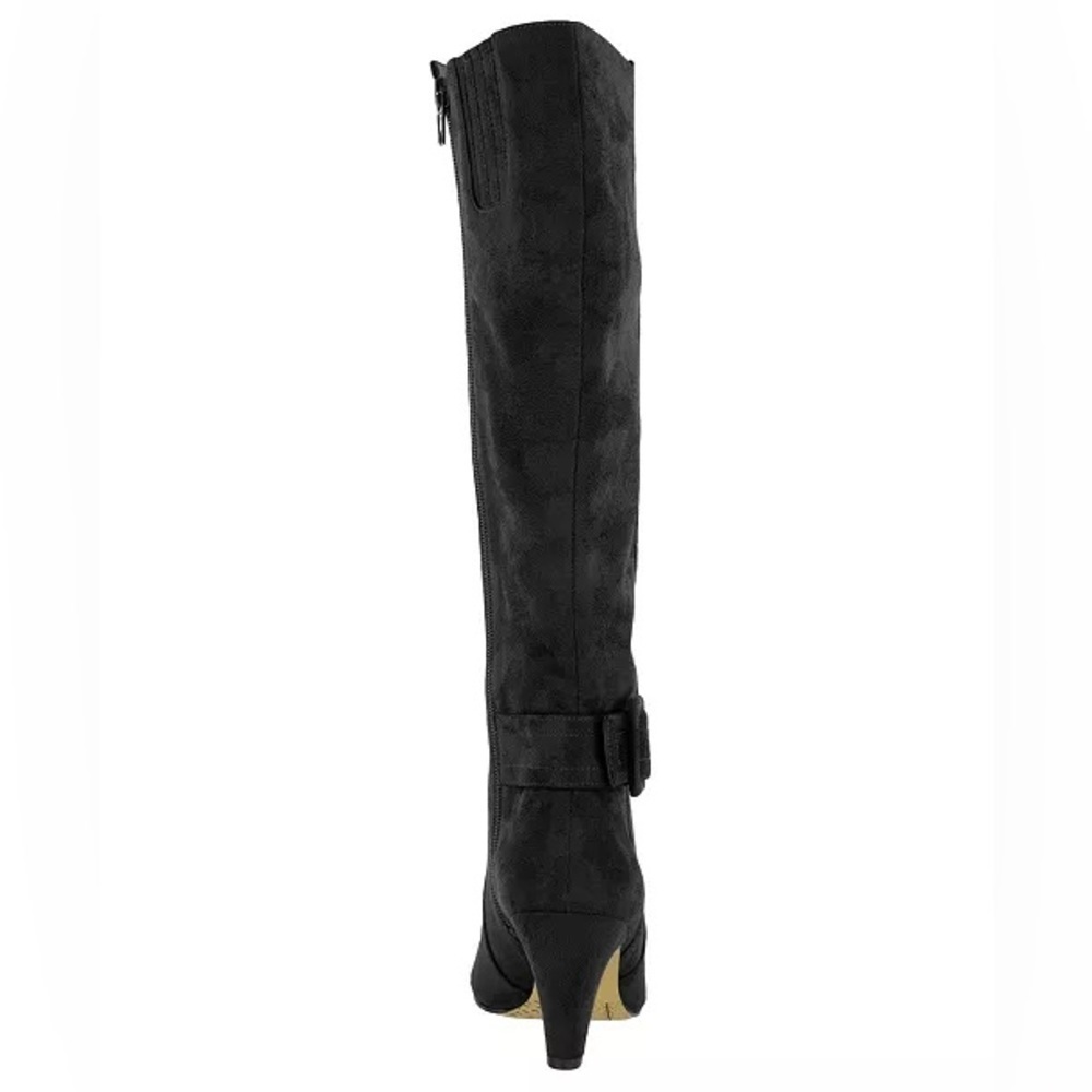 4. New without Box Bella Vita Troy II Tall Suede Dress Boots 7W Plus Calf - Picture 10 of 10